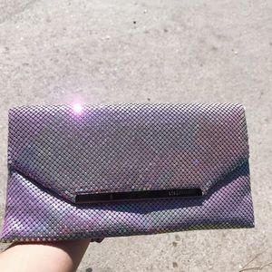 Bcbg sequined crossbody bag